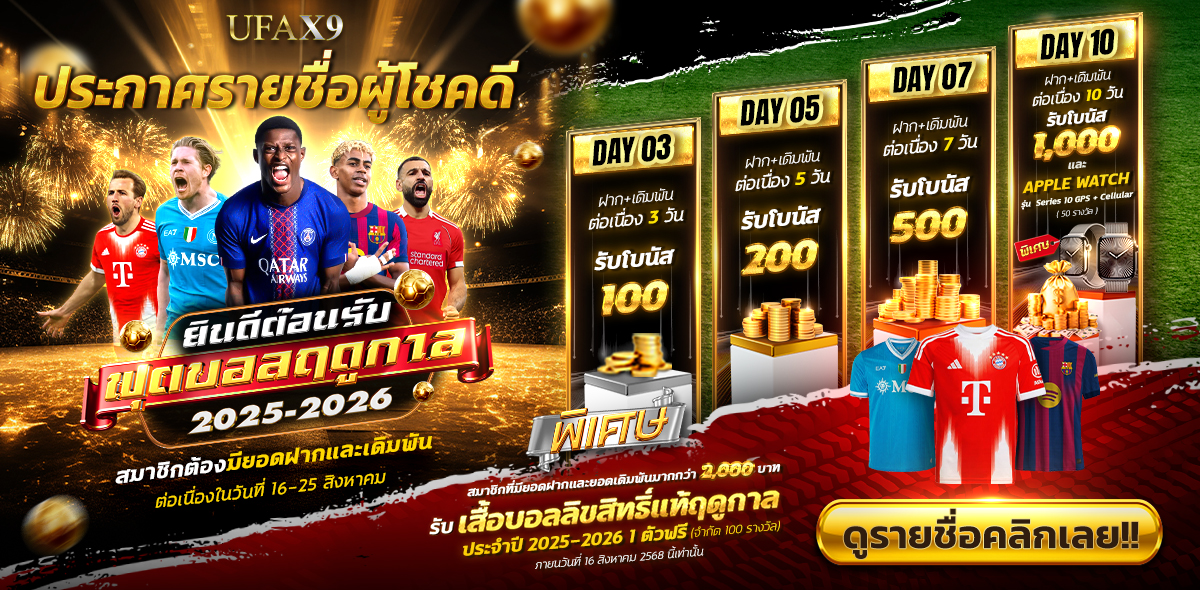 ประกาศบอลฤดูกาล 2025-2026